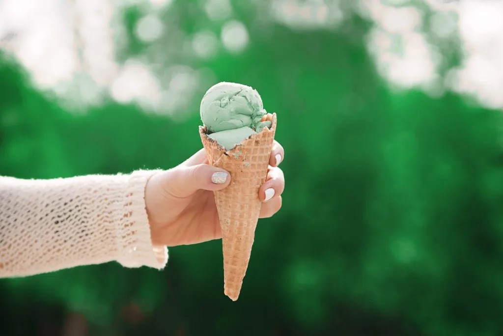 Pistachio ice cream