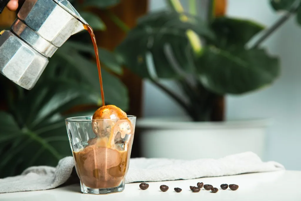 Affogato ice cream