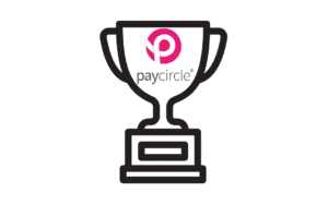 Trophy with Paycircle Logo